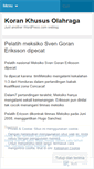Mobile Screenshot of koranolahraga.wordpress.com