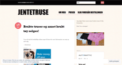 Desktop Screenshot of jentetruse.wordpress.com