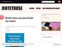 Tablet Screenshot of jentetruse.wordpress.com