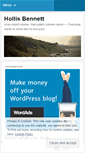 Mobile Screenshot of hollisbennett.wordpress.com