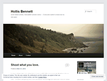 Tablet Screenshot of hollisbennett.wordpress.com