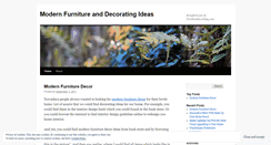 Desktop Screenshot of furnituredecoreasy.wordpress.com