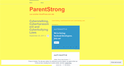 Desktop Screenshot of parentstrong.wordpress.com