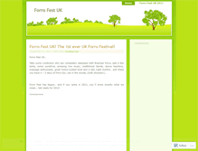 Tablet Screenshot of forrofestuk.wordpress.com