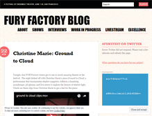 Tablet Screenshot of furyfactory.wordpress.com