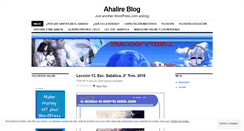 Desktop Screenshot of mhalire.wordpress.com