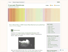 Tablet Screenshot of calgaryfestivals.wordpress.com