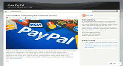 Desktop Screenshot of akunpaypal.wordpress.com