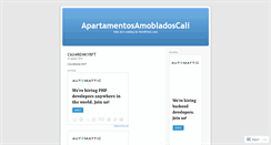 Desktop Screenshot of apartamentosamobladoscali.wordpress.com