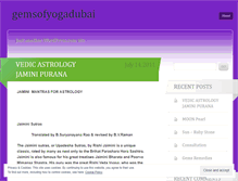 Tablet Screenshot of gemsofyogadubai.wordpress.com