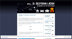 Desktop Screenshot of eldestornillador.wordpress.com