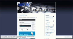 Desktop Screenshot of linguisticlogic.wordpress.com