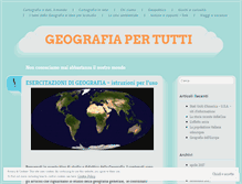 Tablet Screenshot of esercitazionigeografia.wordpress.com