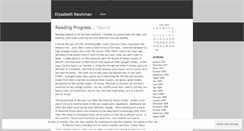 Desktop Screenshot of elysabethreichman.wordpress.com