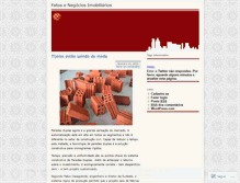 Tablet Screenshot of fatosenegociosimobiliarios.wordpress.com