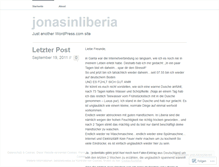 Tablet Screenshot of jonasinliberia.wordpress.com