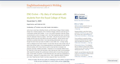 Desktop Screenshot of englishnationalopera.wordpress.com