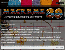 Tablet Screenshot of macrame39.wordpress.com