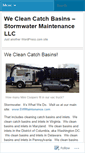 Mobile Screenshot of cleancatchbasins.wordpress.com