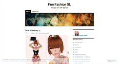 Desktop Screenshot of funfashionsl.wordpress.com