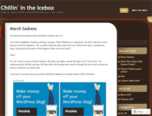 Tablet Screenshot of chillinintheicebox.wordpress.com