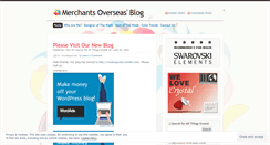 Desktop Screenshot of merchantsoverseas.wordpress.com