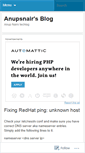 Mobile Screenshot of anupsnair.wordpress.com