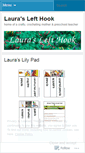Mobile Screenshot of lauraslefthook.wordpress.com