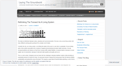 Desktop Screenshot of layingthegroundwork.wordpress.com