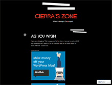 Tablet Screenshot of cierrad22.wordpress.com