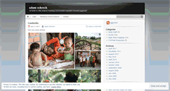 Desktop Screenshot of adamschreck.wordpress.com
