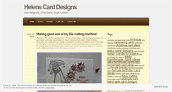 Desktop Screenshot of helenscarddesigns.wordpress.com