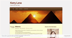 Desktop Screenshot of kerrylena.wordpress.com