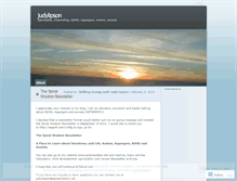 Tablet Screenshot of judylipson.wordpress.com