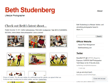 Tablet Screenshot of bethstudenberg.wordpress.com