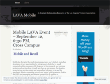 Tablet Screenshot of lavamobile.wordpress.com