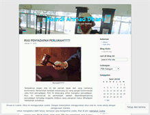 Tablet Screenshot of hamdiahmaddhani.wordpress.com