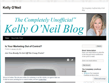 Tablet Screenshot of kellyoneil2.wordpress.com