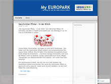 Tablet Screenshot of myeuropark.wordpress.com