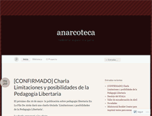Tablet Screenshot of anarcoteca.wordpress.com