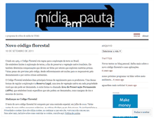 Tablet Screenshot of midiaempautaufmg.wordpress.com
