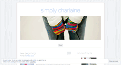 Desktop Screenshot of justcharlaine.wordpress.com