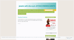 Desktop Screenshot of joyascondescuento.wordpress.com