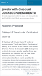 Mobile Screenshot of joyascondescuento.wordpress.com