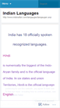 Mobile Screenshot of indianlanguage.wordpress.com