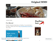 Tablet Screenshot of marymakesdinner.wordpress.com