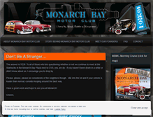 Tablet Screenshot of monarchbay.wordpress.com