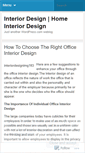 Mobile Screenshot of homeinteriordesign.wordpress.com