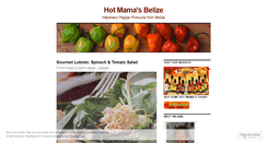 Desktop Screenshot of hotmamasbelize.wordpress.com