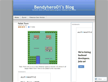 Tablet Screenshot of bendyhero01.wordpress.com